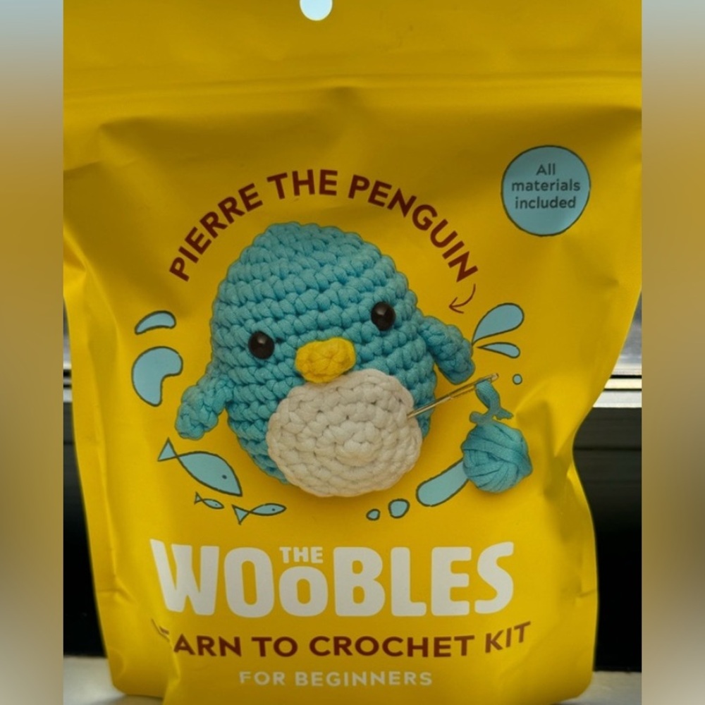 Woobles Pierre the Penguin Beginner Crochet Kit